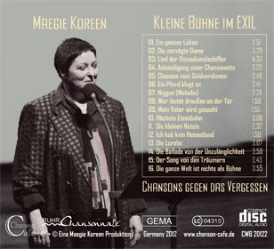 Maegie Koreen - Kleine Bühne im EXIL